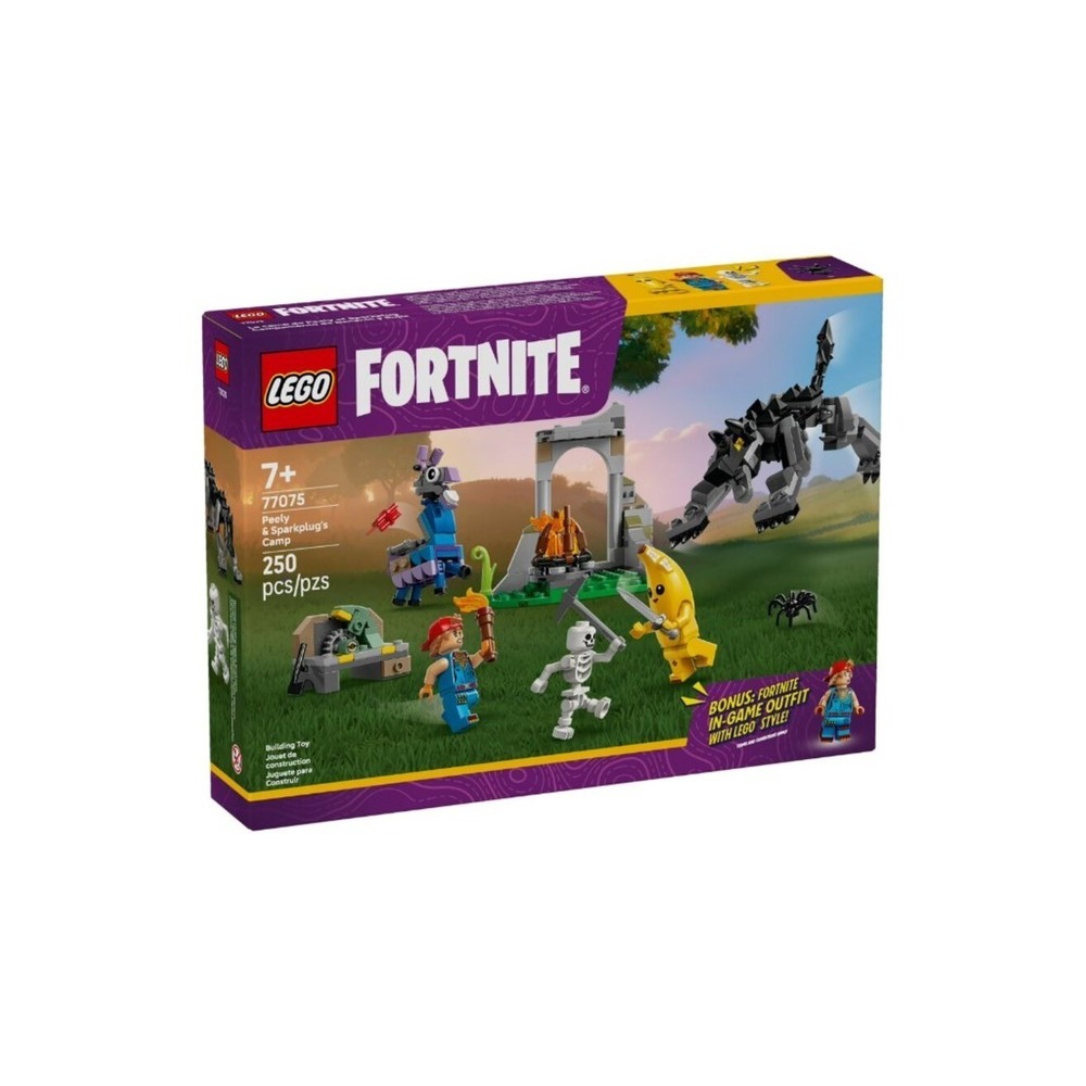 LEGO Fortnite Peely & Sparkplug's Camp 77075 Building Set 250pc NEW